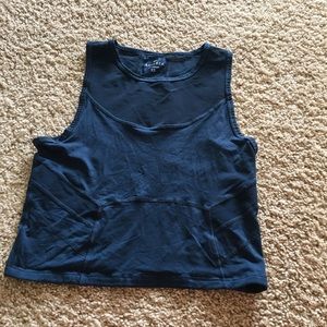 Athleta Blue Cropped Tank top